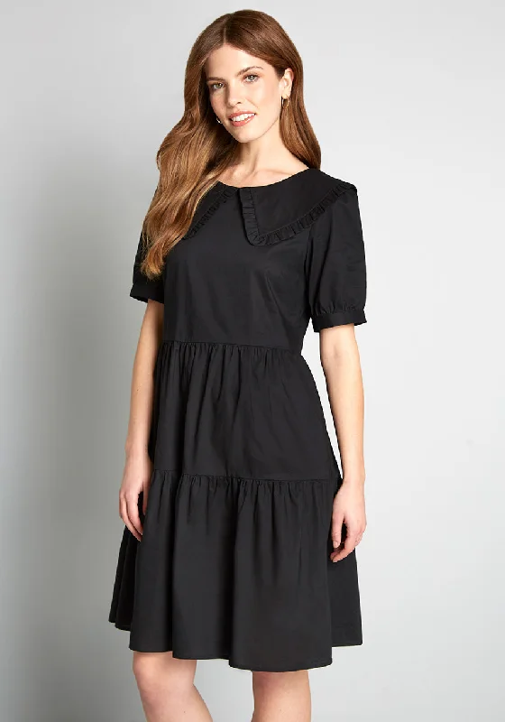 The Frill Of Youth Tiered Babydoll Dress